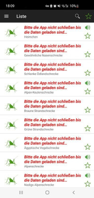 Installation Orthoptera-App